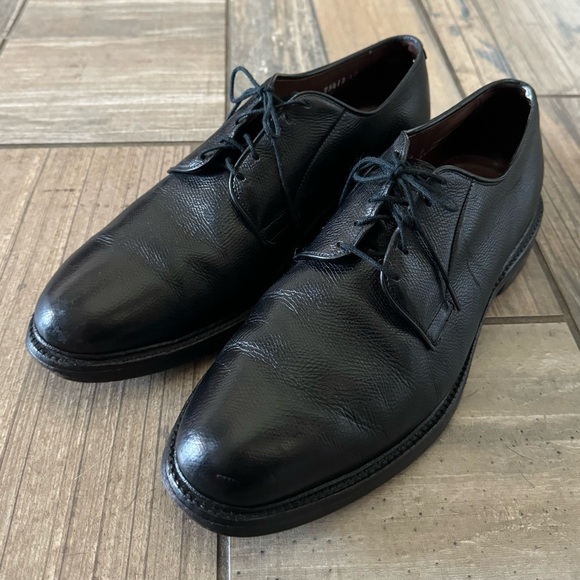 Allen Edmonds Leeds Black Shoes oxfords Size 9.5 Made In USA main image 5